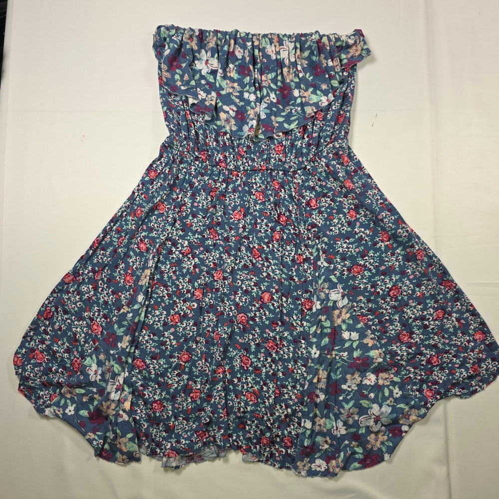 Kimchi Blue XS Strapless Floral Babydoll Tube Top Patchwork Boho Cottagecore‎